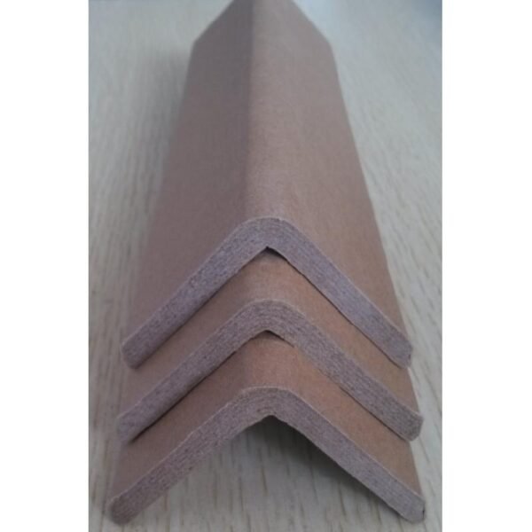 Eco Reusable Edge Protector Custom White/Brown V Shaped Hard Kraft Paper Corner Angle Guard Protectors - Image 2