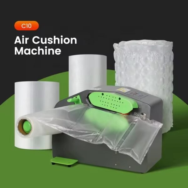 Cushion Wrap Packing Column Bag Filling Air Bubble Packaging Making Machine Air Column Roll Forming Inflator Machine Air Cushion Machine