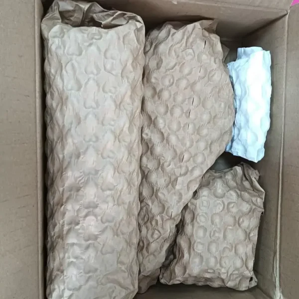 Eco Friendly 100% Biodegradable Logistics Packaging Materials Paper Bubble Cushion Wrap Roll - Image 6