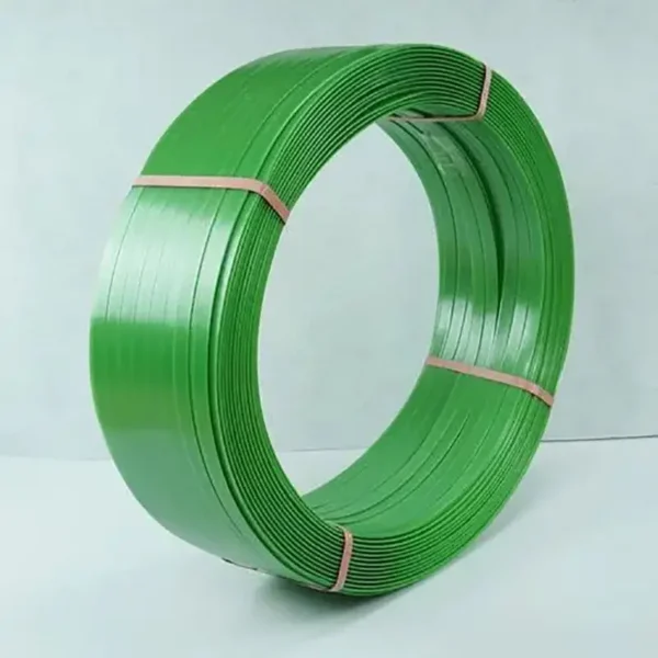 China Factory Semi-Automatic Green Embossed PET PP Steel Strap Polyester PET Strapping Roll High Quality Product Category - Image 6