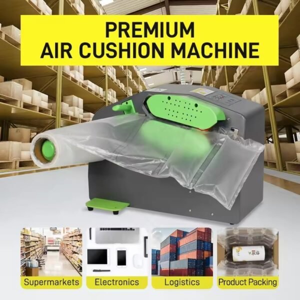 Cushion Wrap Packing Column Bag Filling Air Bubble Packaging Making Machine Air Column Roll Forming Inflator Machine Air Cushion Machine - Image 11