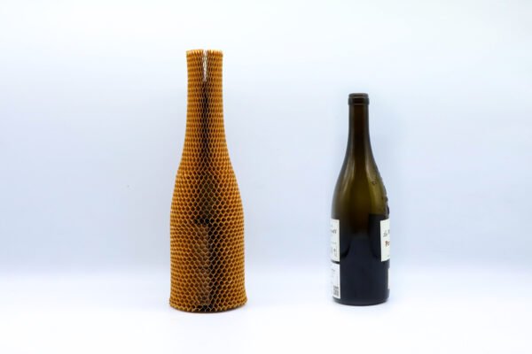 OEM Biodegradable Logistics Packaging Shockproof Paper Honeycomb Sleeve for for Wine Bottle Fragile Goods - Image 10