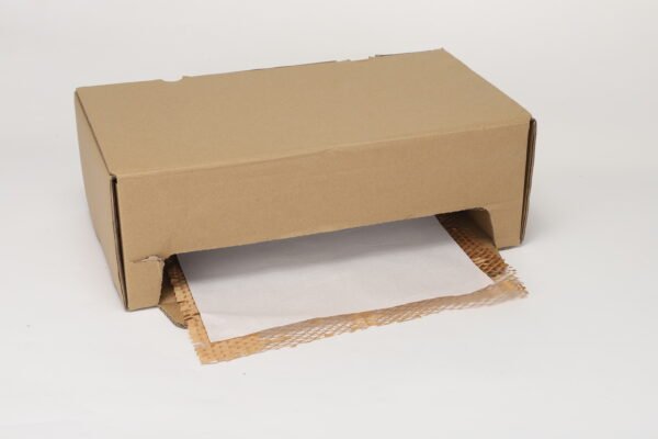 Eco Friendly Cushioning Packaging Kraft Paper Honeycomb Wrap Paper With Paper Dispenser Box for Wrapping Glass Porcelain Packing - Image 10