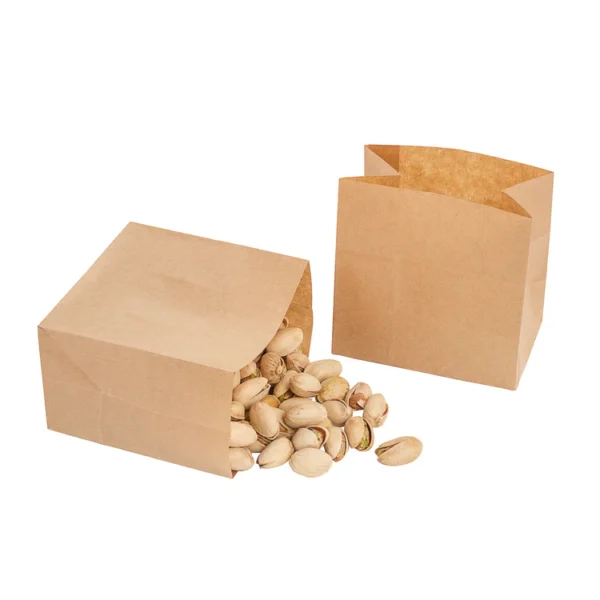 China Factory Wholesale Packaging Recyclable Kraft Paper Bag Brown Food Paper Bags - Image 6