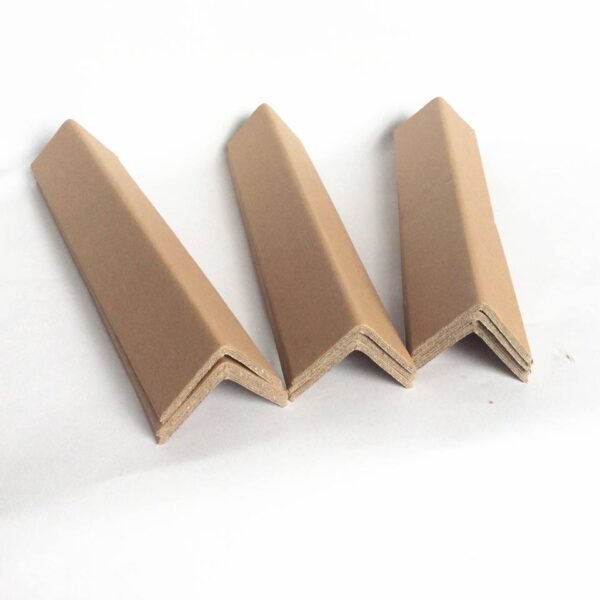 Eco Reusable Edge Protector Custom White/Brown V Shaped Hard Kraft Paper Corner Angle Guard Protectors